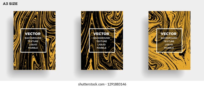 Mixture of acrylic paints. Liquid marble texture. Fluid art. Applicable for design cover, presentation, invitation, flyer, annual report, poster, desing packaging. Modern artwork - Vector