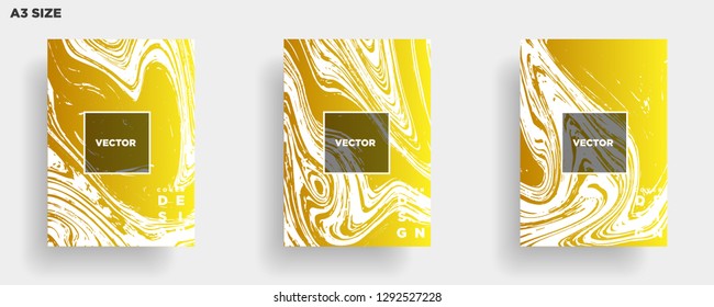 Mixture of acrylic paints. Liquid marble texture. Fluid art. Applicable for design cover, presentation, invitation, flyer, annual report, poster, desing packaging. Modern artwork - Vector
