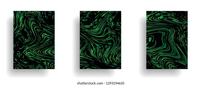 Mixture of acrylic paints. Liquid marble texture. Fluid art. Applicable for design cover, presentation, invitation, flyer, annual report, poster, design packaging. Modern artwork - Vector