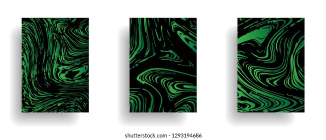Mixture of acrylic paints. Liquid marble texture. Fluid art. Applicable for design cover, presentation, invitation, flyer, annual report, poster, design packaging. Modern artwork - Vector