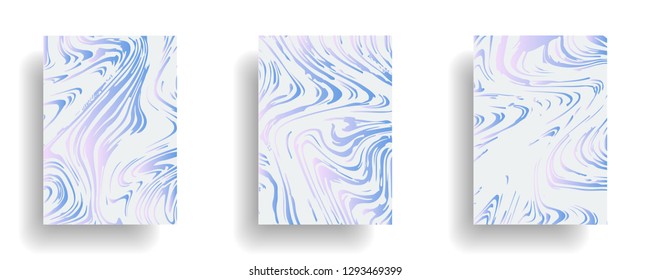 Mezcla de pinturas acrílicas. Textura de mármol líquido. Arte fluido. Aplicable a la cubierta de diseño, presentación, invitación, volante, informe anual, afiche, embalaje de diseño. Arte moderno - Vector