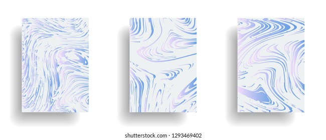 Mixture of acrylic paints. Liquid marble texture. Fluid art. Applicable for design cover, presentation, invitation, flyer, annual report, poster, desing packaging. Modern artwork - Vector