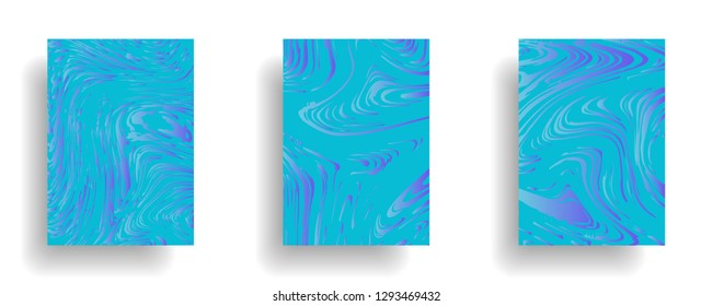 Mixture of acrylic paints. Liquid marble texture. Fluid art. Applicable for design cover, presentation, invitation, flyer, annual report, poster, desing packaging. Modern artwork - Vector