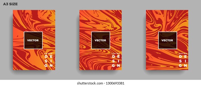 Mixture of acrylic paints. Liquid marble texture. Fluid art. Applicable for design cover, presentation, invitation, flyer, annual report, poster, desing packaging. Modern artwork - Vector