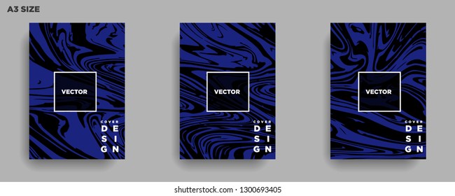 Mixture of acrylic paints. Liquid marble texture. Fluid art. Applicable for design cover, presentation, invitation, flyer, annual report, poster, desing packaging. Modern artwork - Vector