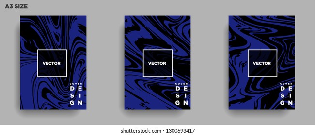 Mixture of acrylic paints. Liquid marble texture. Fluid art. Applicable for design cover, presentation, invitation, flyer, annual report, poster, desing packaging. Modern artwork - Vector