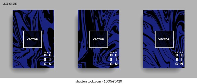 Mixture of acrylic paints. Liquid marble texture. Fluid art. Applicable for design cover, presentation, invitation, flyer, annual report, poster, desing packaging. Modern artwork - Vector