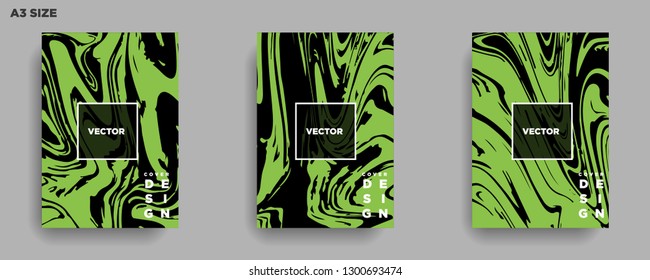 Mixture of acrylic paints. Liquid marble texture. Fluid art. Applicable for design cover, presentation, invitation, flyer, annual report, poster, desing packaging. Modern artwork - Vector