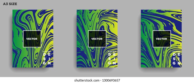 Mixture of acrylic paints. Liquid marble texture. Fluid art. Applicable for design cover, presentation, invitation, flyer, annual report, poster, desing packaging. Modern artwork - Vector