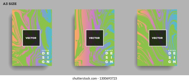 Mixture of acrylic paints. Liquid marble texture. Fluid art. Applicable for design cover, presentation, invitation, flyer, annual report, poster, desing packaging. Modern artwork - Vector