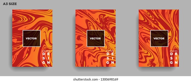 Mixture of acrylic paints. Liquid marble texture. Fluid art. Applicable for design cover, presentation, invitation, flyer, annual report, poster, desing packaging. Modern artwork - Vector