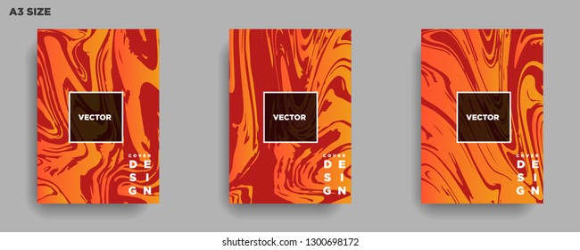 Mixture of acrylic paints. Liquid marble texture. Fluid art. Applicable for design cover, presentation, invitation, flyer, annual report, poster, desing packaging. Modern artwork - Vector