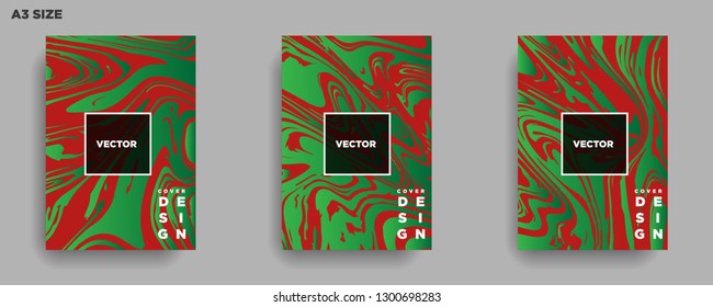 Mixture of acrylic paints. Liquid marble texture. Fluid art. Applicable for design cover, presentation, invitation, flyer, annual report, poster, desing packaging. Modern artwork - Vector