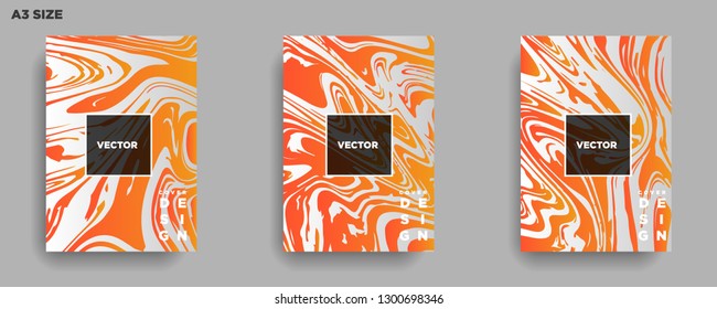 Mixture of acrylic paints. Liquid marble texture. Fluid art. Applicable for design cover, presentation, invitation, flyer, annual report, poster, desing packaging. Modern artwork - Vector