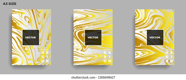 Mixture of acrylic paints. Liquid marble texture. Fluid art. Applicable for design cover, presentation, invitation, flyer, annual report, poster, desing packaging. Modern artwork - Vector