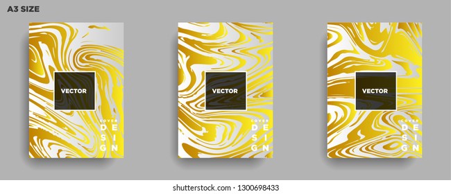 Mixture of acrylic paints. Liquid marble texture. Fluid art. Applicable for design cover, presentation, invitation, flyer, annual report, poster, desing packaging. Modern artwork - Vector