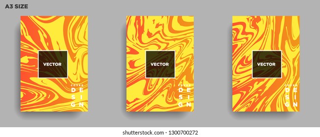 Mixture of acrylic paints. Liquid marble texture. Fluid art. Applicable for design cover, presentation, invitation, flyer, annual report, poster, desing packaging. Modern artwork - Vector