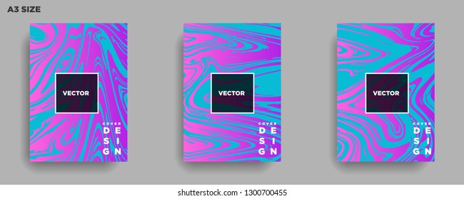 Mixture of acrylic paints. Liquid marble texture. Fluid art. Applicable for design cover, presentation, invitation, flyer, annual report, poster, desing packaging. Modern artwork - Vector