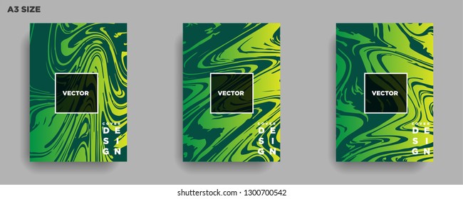 Mixture of acrylic paints. Liquid marble texture. Fluid art. Applicable for design cover, presentation, invitation, flyer, annual report, poster, desing packaging. Modern artwork - Vector