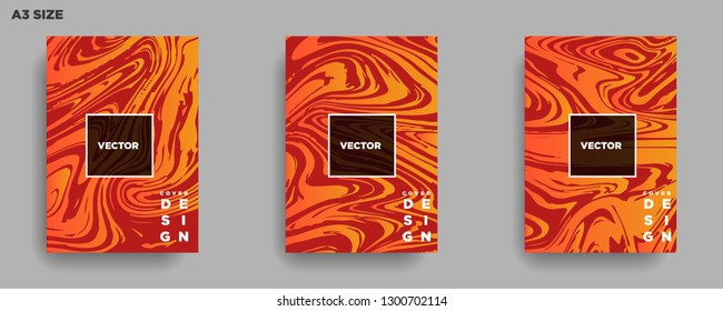 Mixture of acrylic paints. Liquid marble texture. Fluid art. Applicable for design cover, presentation, invitation, flyer, annual report, poster, desing packaging. Modern artwork - Vector