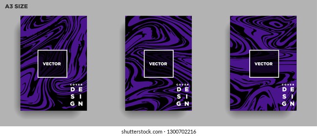 Mixture of acrylic paints. Liquid marble texture. Fluid art. Applicable for design cover, presentation, invitation, flyer, annual report, poster, desing packaging. Modern artwork - Vector