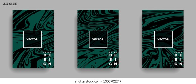Mixture of acrylic paints. Liquid marble texture. Fluid art. Applicable for design cover, presentation, invitation, flyer, annual report, poster, desing packaging. Modern artwork - Vector