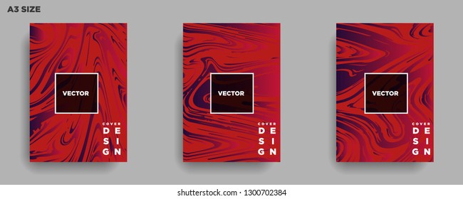 Mixture of acrylic paints. Liquid marble texture. Fluid art. Applicable for design cover, presentation, invitation, flyer, annual report, poster, desing packaging. Modern artwork - Vector