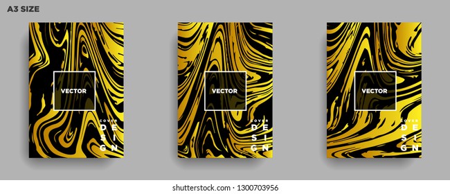 Mixture of acrylic paints. Liquid marble texture. Fluid art. Applicable for design cover, presentation, invitation, flyer, annual report, poster, desing packaging. Modern artwork - Vector