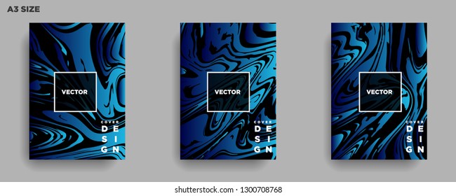 Mixture of acrylic paints. Liquid marble texture. Fluid art. Applicable for design cover, presentation, invitation, flyer, annual report, poster, desing packaging. Modern artwork - Vector