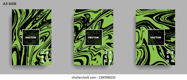 Mixture of acrylic paints. Liquid marble texture. Fluid art. Applicable for design cover, presentation, invitation, flyer, annual report, poster, desing packaging. Modern artwork - Vector