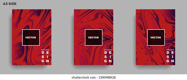 Mixture of acrylic paints. Liquid marble texture. Fluid art. Applicable for design cover, presentation, invitation, flyer, annual report, poster, desing packaging. Modern artwork - Vector