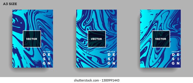 Mixture of acrylic paints. Liquid marble texture. Fluid art. Applicable for design cover, presentation, invitation, flyer, annual report, poster, desing packaging. Modern artwork - Vector