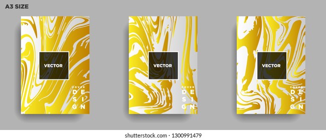Mixture of acrylic paints. Liquid marble texture. Fluid art. Applicable for design cover, presentation, invitation, flyer, annual report, poster, desing packaging. Modern artwork - Vector