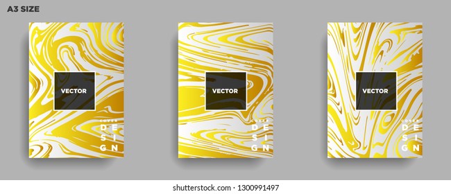 Mixture of acrylic paints. Liquid marble texture. Fluid art. Applicable for design cover, presentation, invitation, flyer, annual report, poster, desing packaging. Modern artwork - Vector