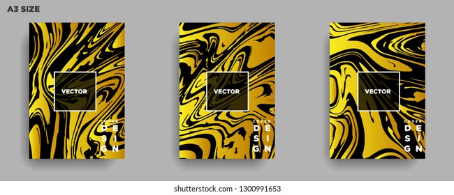 Mixture of acrylic paints. Liquid marble texture. Fluid art. Applicable for design cover, presentation, invitation, flyer, annual report, poster, desing packaging. Modern artwork - Vector