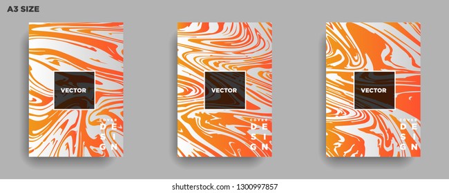 Mixture of acrylic paints. Liquid marble texture. Fluid art. Applicable for design cover, presentation, invitation, flyer, annual report, poster, desing packaging. Modern artwork - Vector