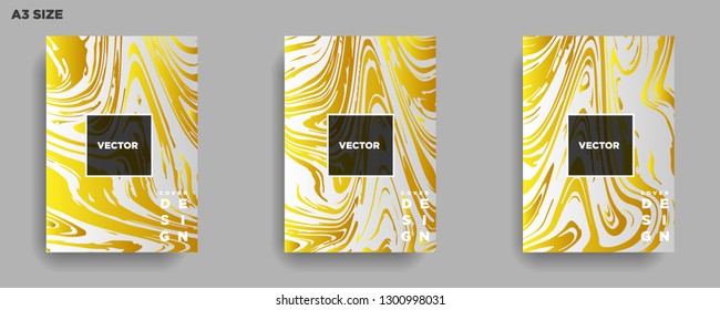 Mixture of acrylic paints. Liquid marble texture. Fluid art. Applicable for design cover, presentation, invitation, flyer, annual report, poster, desing packaging. Modern artwork - Vector