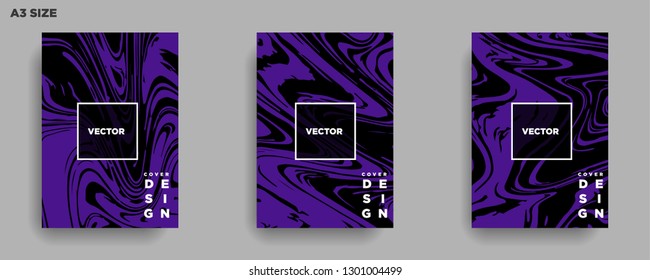 Mixture of acrylic paints. Liquid marble texture. Fluid art. Applicable for design cover, presentation, invitation, flyer, annual report, poster, desing packaging. Modern artwork - Vector