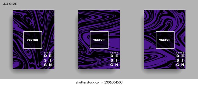 Mixture of acrylic paints. Liquid marble texture. Fluid art. Applicable for design cover, presentation, invitation, flyer, annual report, poster, desing packaging. Modern artwork - Vector