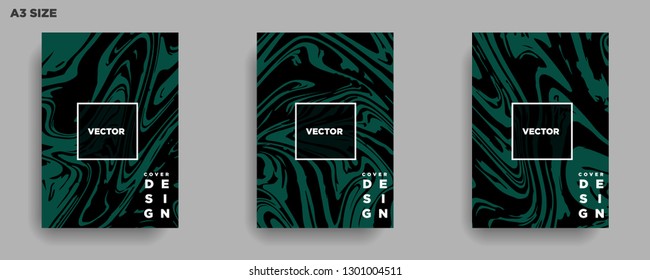 Mixture of acrylic paints. Liquid marble texture. Fluid art. Applicable for design cover, presentation, invitation, flyer, annual report, poster, desing packaging. Modern artwork - Vector