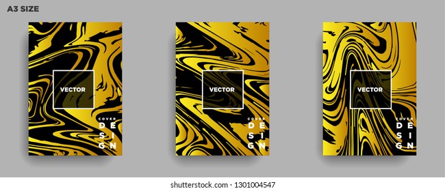 Mixture of acrylic paints. Liquid marble texture. Fluid art. Applicable for design cover, presentation, invitation, flyer, annual report, poster, desing packaging. Modern artwork - Vector