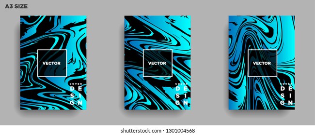 Mixture of acrylic paints. Liquid marble texture. Fluid art. Applicable for design cover, presentation, invitation, flyer, annual report, poster, desing packaging. Modern artwork - Vector