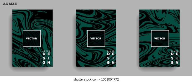 Mixture of acrylic paints. Liquid marble texture. Fluid art. Applicable for design cover, presentation, invitation, flyer, annual report, poster, desing packaging. Modern artwork - Vector