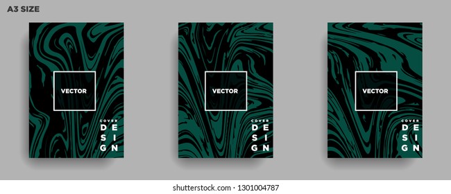 Mixture of acrylic paints. Liquid marble texture. Fluid art. Applicable for design cover, presentation, invitation, flyer, annual report, poster, desing packaging. Modern artwork - Vector