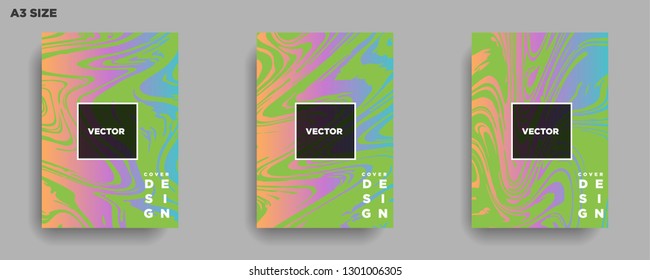 Mixture of acrylic paints. Liquid marble texture. Fluid art. Applicable for design cover, presentation, invitation, flyer, annual report, poster, desing packaging. Modern artwork - Vector