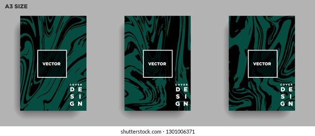 Mixture of acrylic paints. Liquid marble texture. Fluid art. Applicable for design cover, presentation, invitation, flyer, annual report, poster, desing packaging. Modern artwork - Vector