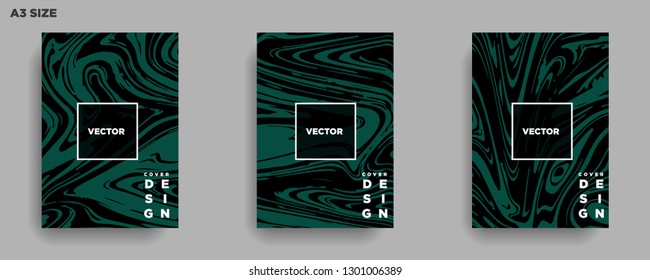 Mixture of acrylic paints. Liquid marble texture. Fluid art. Applicable for design cover, presentation, invitation, flyer, annual report, poster, desing packaging. Modern artwork - Vector
