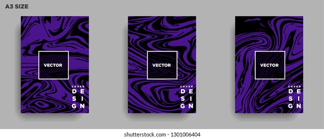 Mixture of acrylic paints. Liquid marble texture. Fluid art. Applicable for design cover, presentation, invitation, flyer, annual report, poster, desing packaging. Modern artwork - Vector