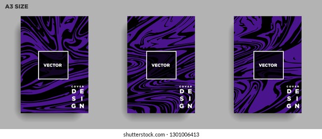 Mixture of acrylic paints. Liquid marble texture. Fluid art. Applicable for design cover, presentation, invitation, flyer, annual report, poster, desing packaging. Modern artwork - Vector
