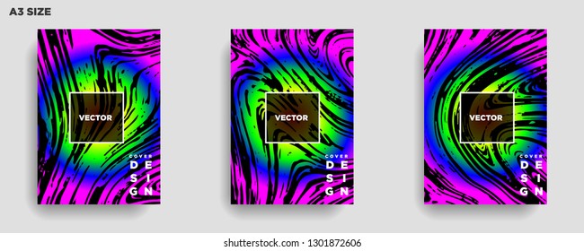 Mixture of acrylic paints. Liquid marble texture. Fluid art. Applicable for design cover, presentation, invitation, flyer, annual report, poster, desing packaging. Modern artwork - Vector